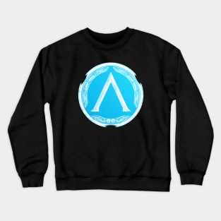 Spartan Warrior Lambda Symbol Crewneck Sweatshirt